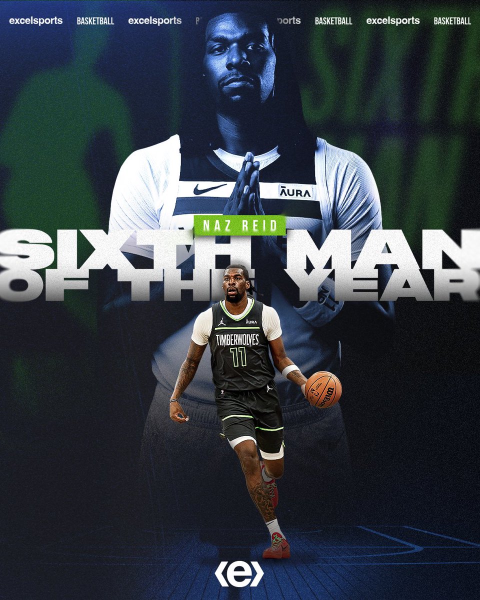 Game changer 👊 Congratulations to the NBA’s 6th Man of the Year, Naz Reid! #exceling
