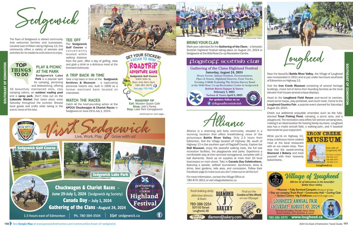 The 2024 Go East of Edmonton Travel Guide is now available online and you can find the Flagstaff Region featured on 10 pages inside! 

Check out Pages 144-153 at: issuu.com/tourismsolutio…. <a href="/goeastofYEG/">Go East of Edmonton</a>