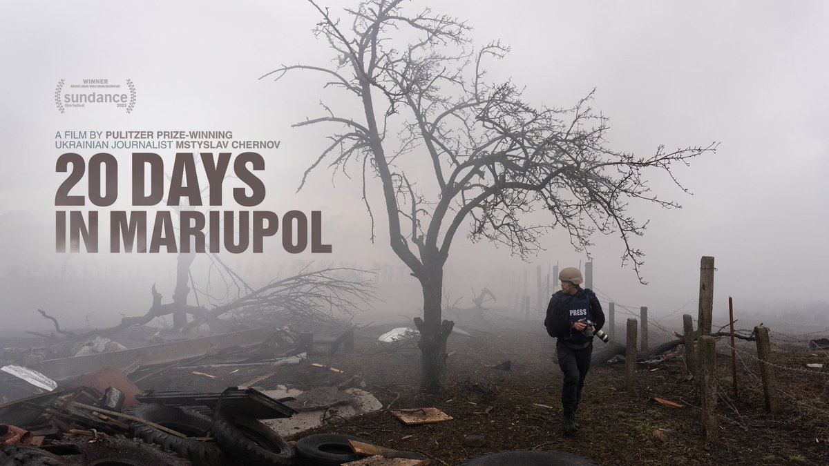 Since I found myself in a fine mood for the first time in 7 months, I finally watched #20DaysInMariupol

Now I feel like shit again 🫠