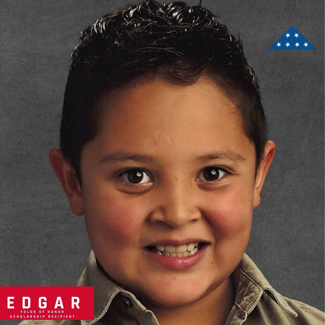 Month of the Military Child Recipient Spotlight: Edgar, Children's Fund Scholarship Recipient His interests include geology and camping. Join our Squadron at foh.org/squadron and help make a difference in the lives of our nation's military and first responder families. 🇺🇸