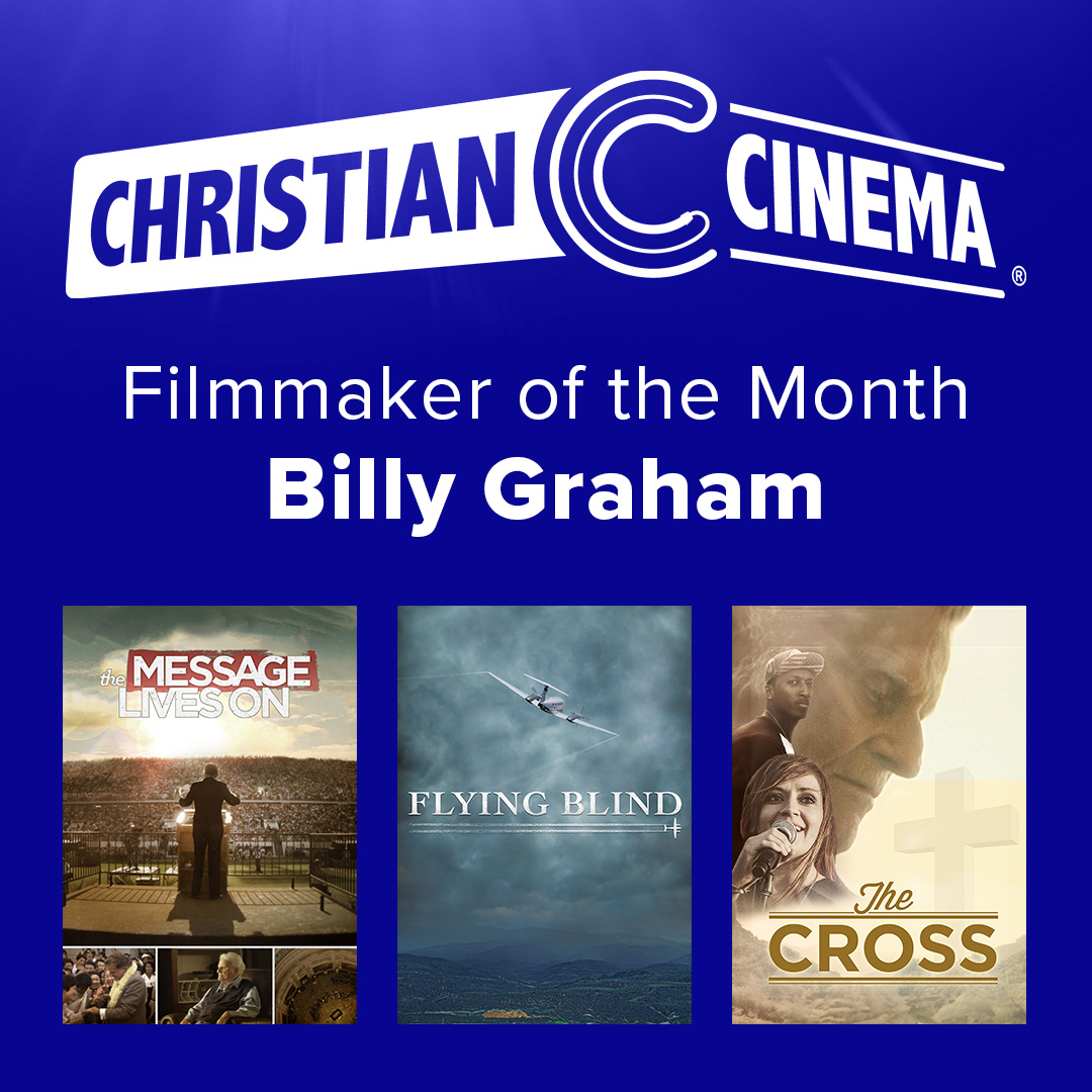 This month's Featured Filmmaker is Billy Graham 🎥

Billy Graham was arguably the most successful Christian evangelist in the world, with multiple television programs and movies that are still broadcast today.

Watch his films, now on Christian Cinema!
▶️ bit.ly/StreamChristia…