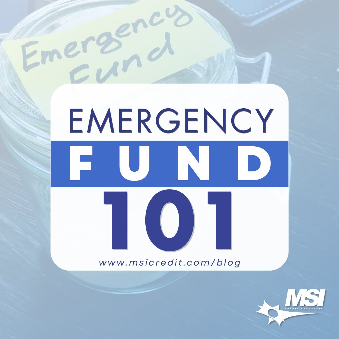 Don't get caught off guard! ️ Build your financial safety net with an emergency fund. Our blog explores the importance of this often underestimated tool and how to get started. ➡️ msicredit.com/blog/emergency… #EmergencyFund #FinancialPlanning #FinancialSecurity #MSI #CreditSolutions