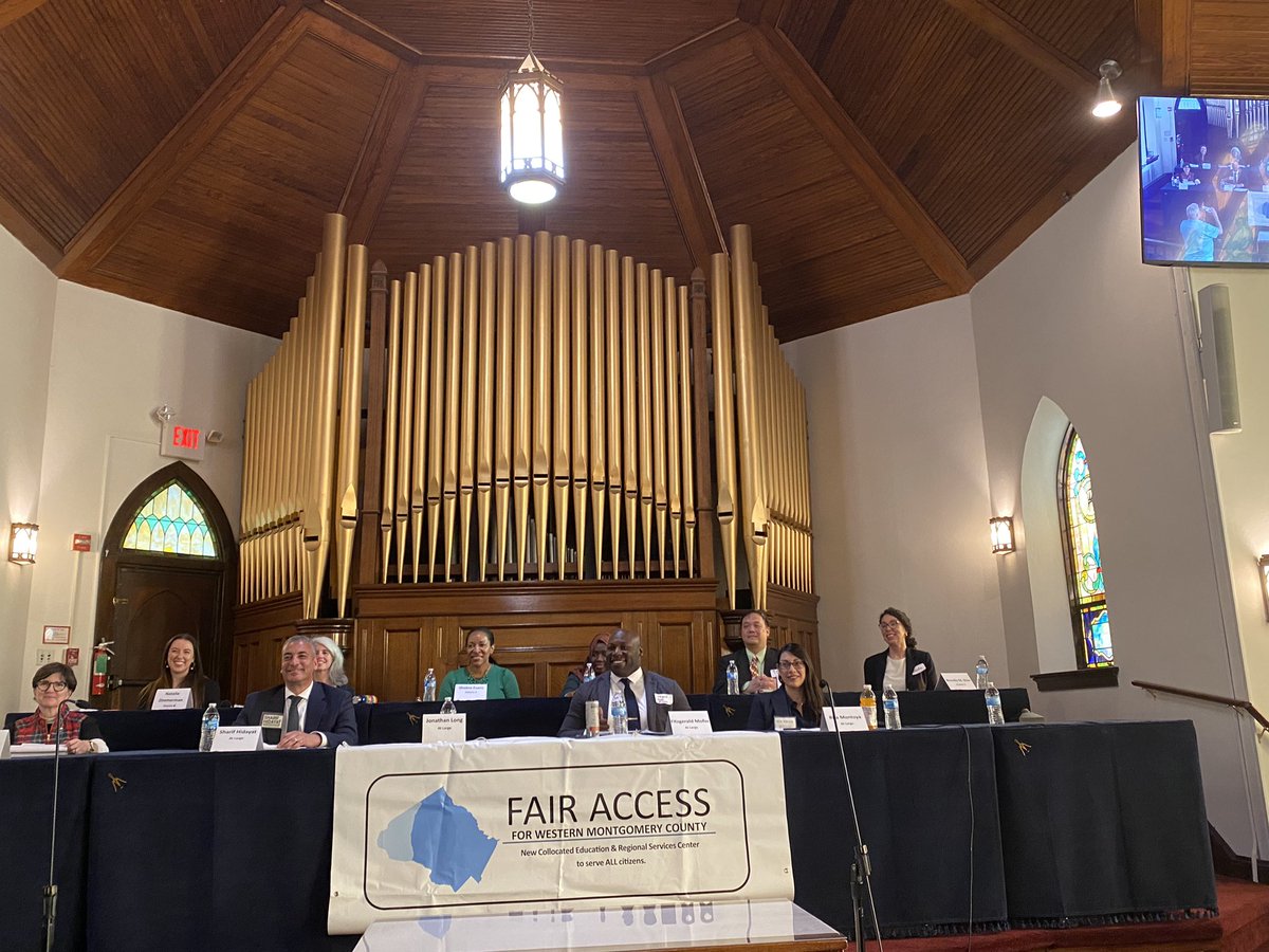 Happening now: MCPS Board of Ed candidate forum, Poolesville at United Methodist Church. Let’s thread