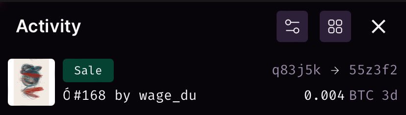 Hando_Punk's tweet photo. Whilst everyone (including me) have been distracted by Runes, some folks have taken the opportunity to pick up some amazing artworks at discounted levels
#Elapsed by @PawelDudko
#Os by @wage_du
Congrats buyers
Videos are of my pieces not the ones sold! https://t.co/Fcb04yPCgf