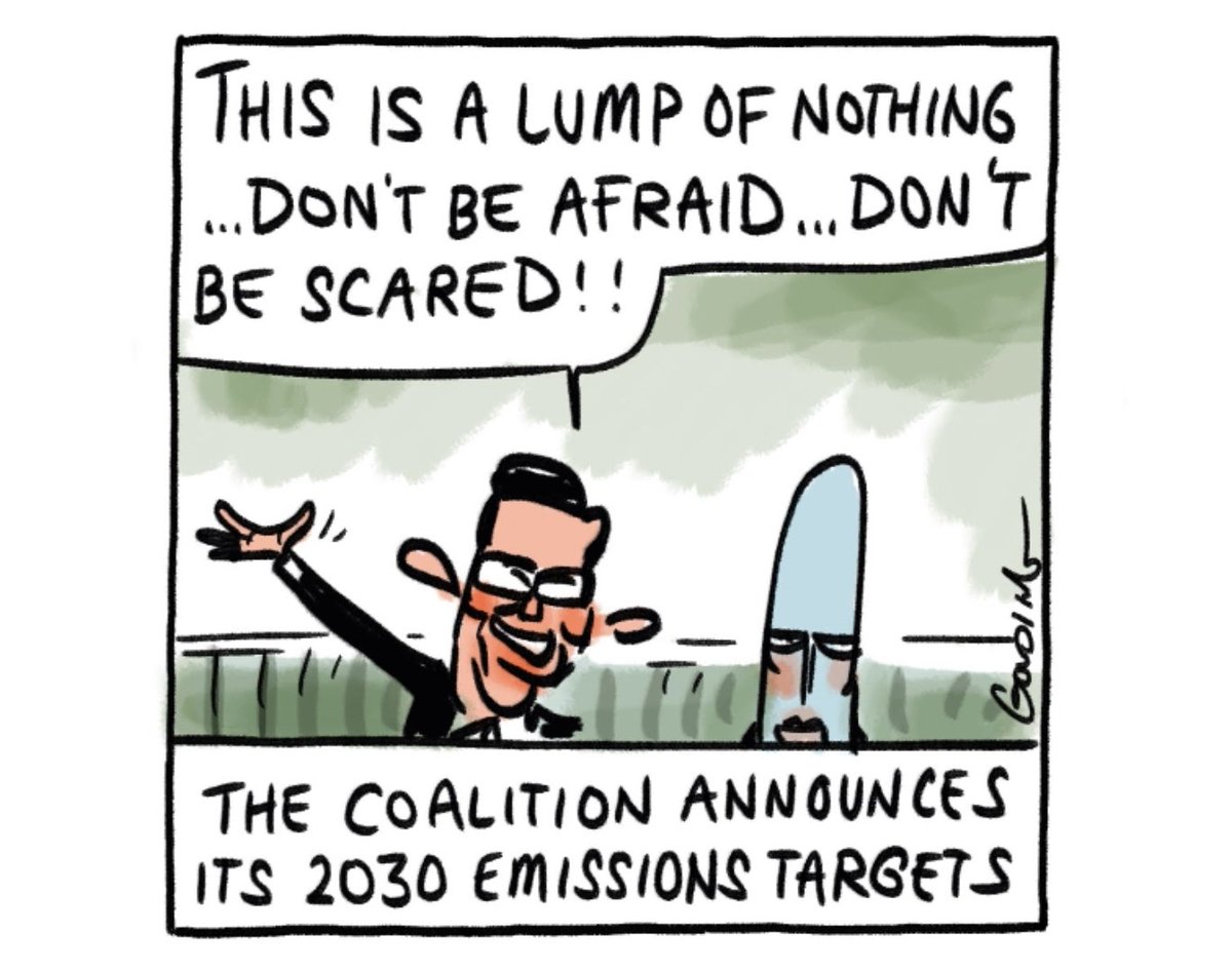 The Calition would not commit to Australia’s climate target to cut emissions by 43 per cent by 2030 smh.com.au/politics/feder…