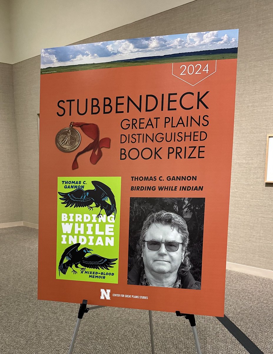 Ethnic Studies (@unlethnicstu) on Twitter photo Congratulations, Dr. Tom Gannon, winner of the 2024 Stubbendieck Great Plains Distinguished Book Prize for his brilliant, wrenching, witty, decolonial memoir ‘Birding While Indian.’
<a href="/unlcas/">Nebraska CAS</a> <a href="/UNLincoln/">University of Nebraska-Lincoln</a> @KEliasRowley <a href="/_RachelCochran/">Rachel Cochran</a> Congratulations, Dr. Tom Gannon, winner of the 2024 Stubbendieck Great Plains Distinguished Book Prize for his brilliant, wrenching, witty, decolonial memoir ‘Birding While Indian.’
<a href="/unlcas/">Nebraska CAS</a> <a href="/UNLincoln/">University of Nebraska-Lincoln</a> @KEliasRowley <a href="/_RachelCochran/">Rachel Cochran</a>