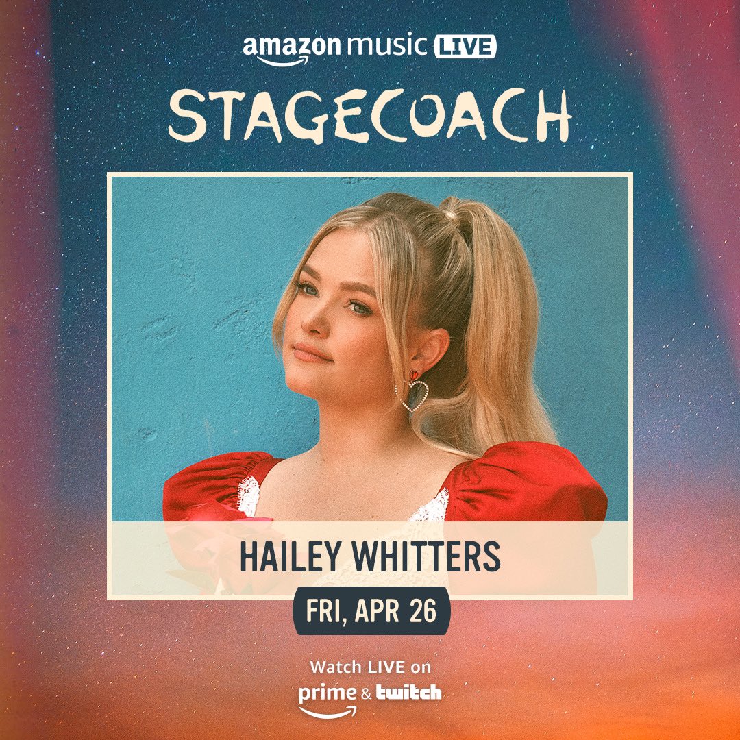 is stagecouch a thing?? don’t miss my livestream performance this weekend on the @amazonmusic Twitch Channel and Prime Video 💖 amzn.to/Stagecoach24Li…