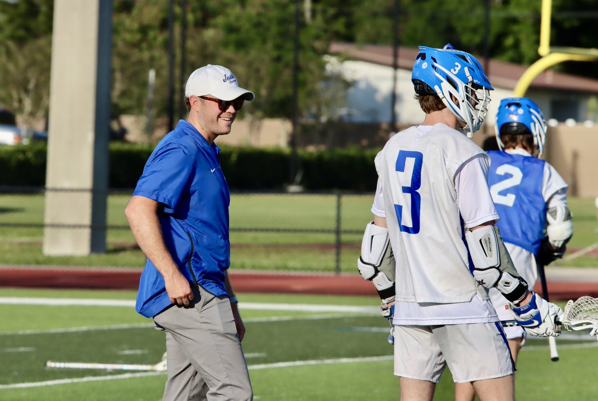 The final preparations are being made, as the Region Quarterfinal is just moments away! No. 3 seed Jesuit lacrosse (13-4) hosts No. 6 seed Fort Myers Canterbury (9-4) here at Corral Memorial Stadium, let’s go Tigers! #AMDG #GoTigers
