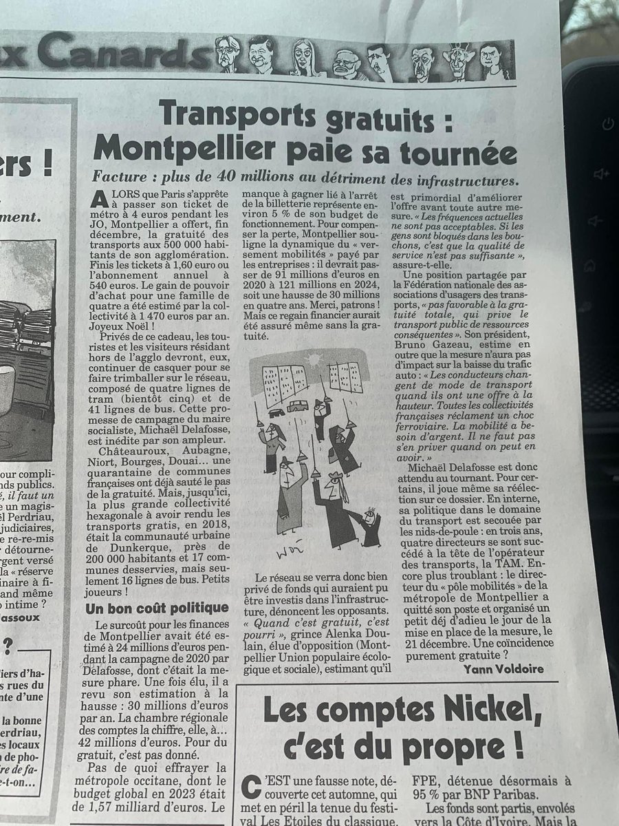 LaporteCecile's tweet image. « Quand c’est gratuit c’est pourri! »
Article intéressant sur le revers de la gratuité des transports #t2c