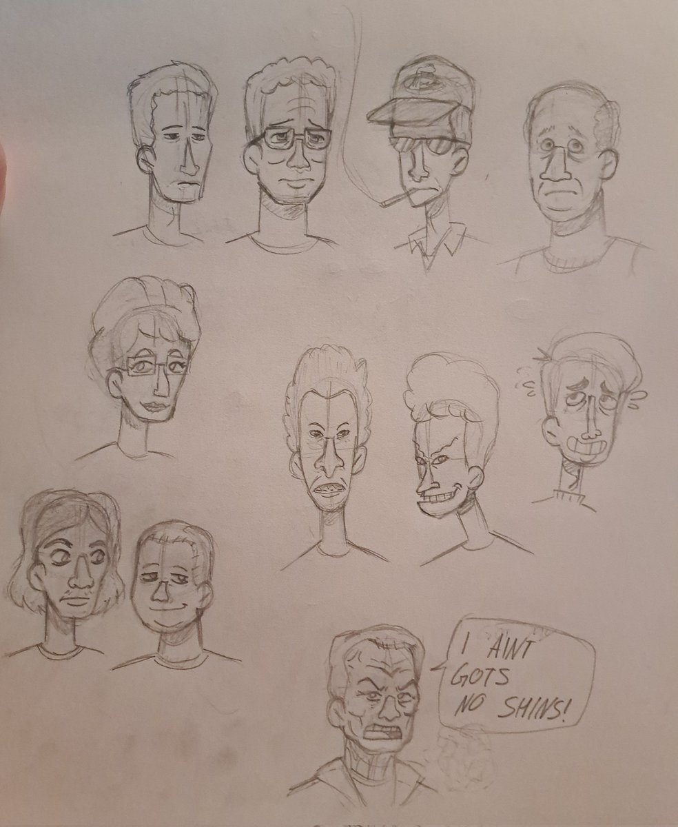 bunch of doodles I drew after finishing watching king of the hill

#traditionalart #kingofthehill #beavisandbutthead #missionhill