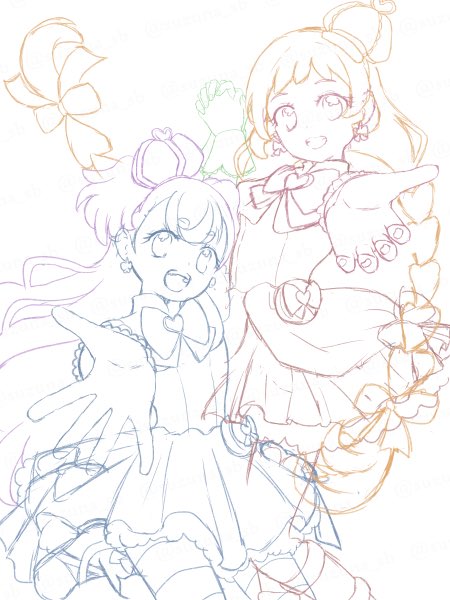 suzuna_sb's tweet photo. これがこうなってこうなってこうじゃ
未だに大ラフというかアイデア出しは紙の方がやりやすい時があるねー。無印のダブルリングノートが好きです
#このタグを見た人はラフ画とその完成絵を見せる #絵描きさんと繋がりたい #絵柄が好みって人にフォローされたい  #わんだふるぷりきゅあ https://t.co/uGP2rKx33S