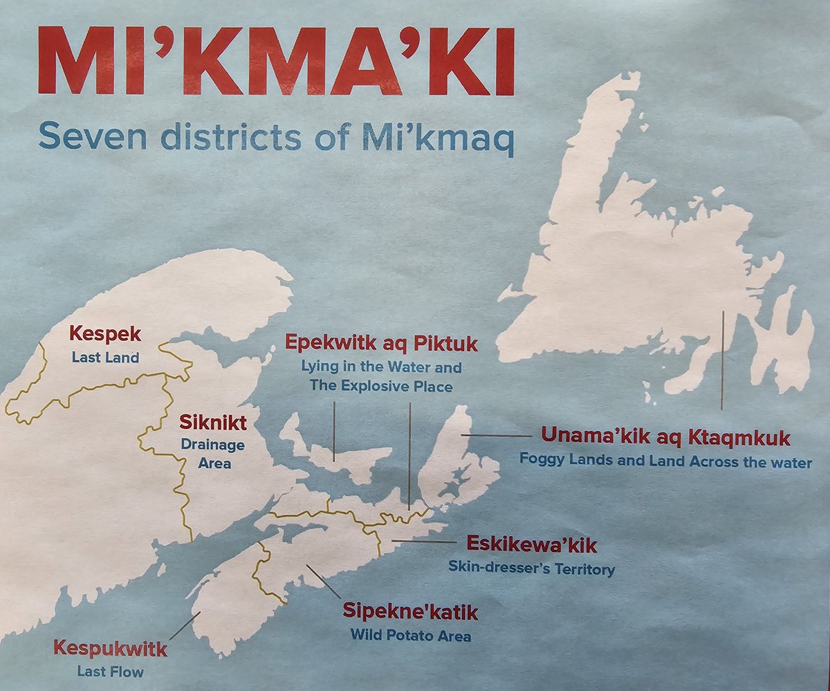 Mi'kma'ki Our ancestral land.