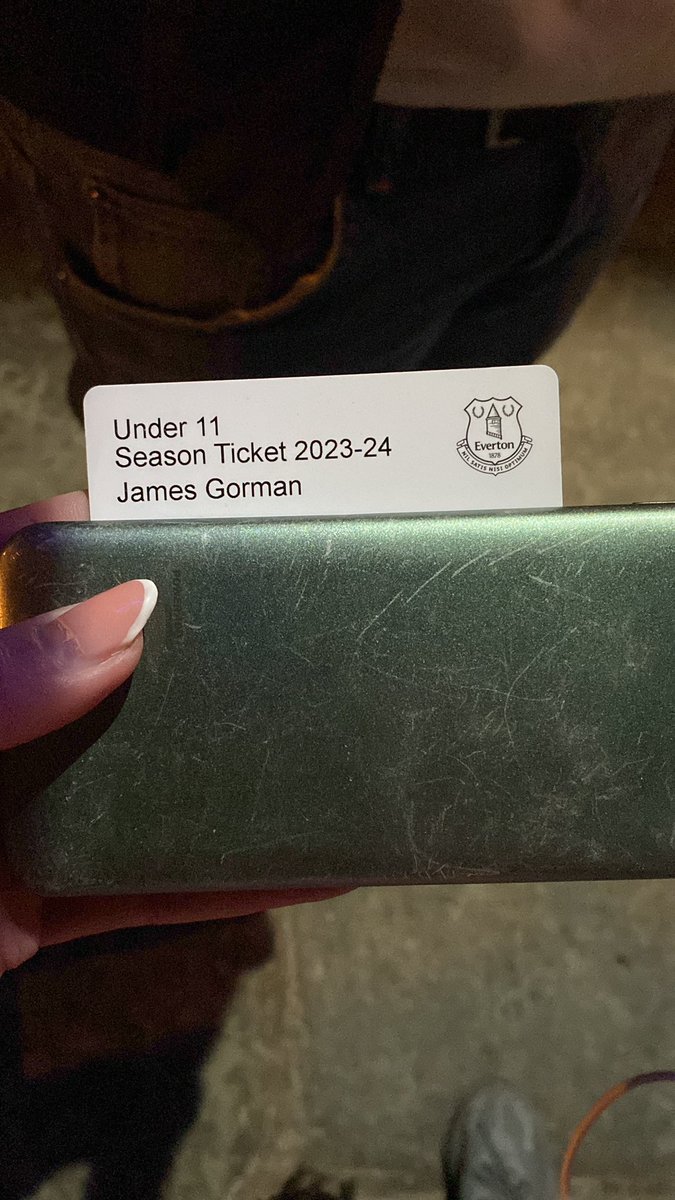 Anyone know a James Gorman? Or a family member since he’s under 11 Found his season ticket in the spellow. We’ve just beat them, dunno why he’s throwing it away 😂