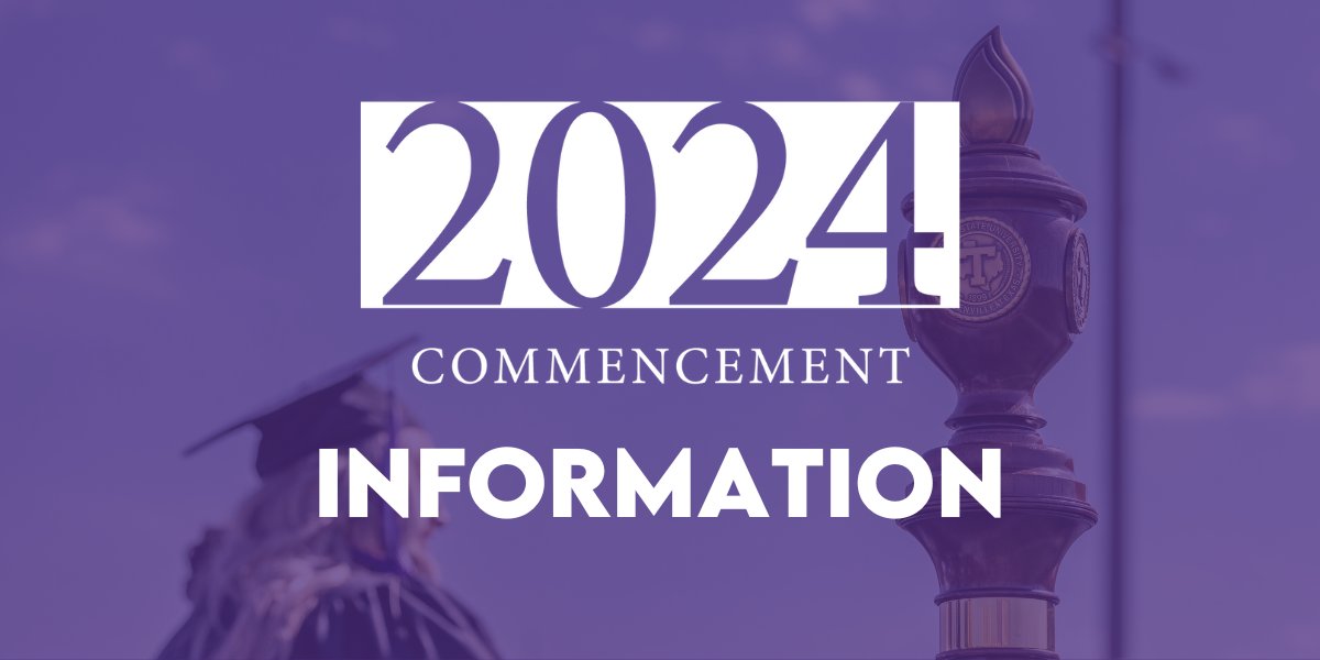 We're 16 days away from celebrating our Spring 2024 graduates! Commencement ceremonies will be held Friday, May 10 and Saturday, May 11 at Memorial Stadium. Livestreams and information for guests and graduates can be viewed here: tarleton.edu/graduation/