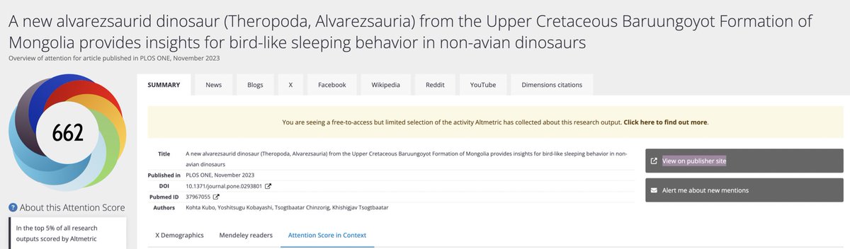 Our article’s Altmetric score highlights strong visibility! Thank u for great interests on our research!!