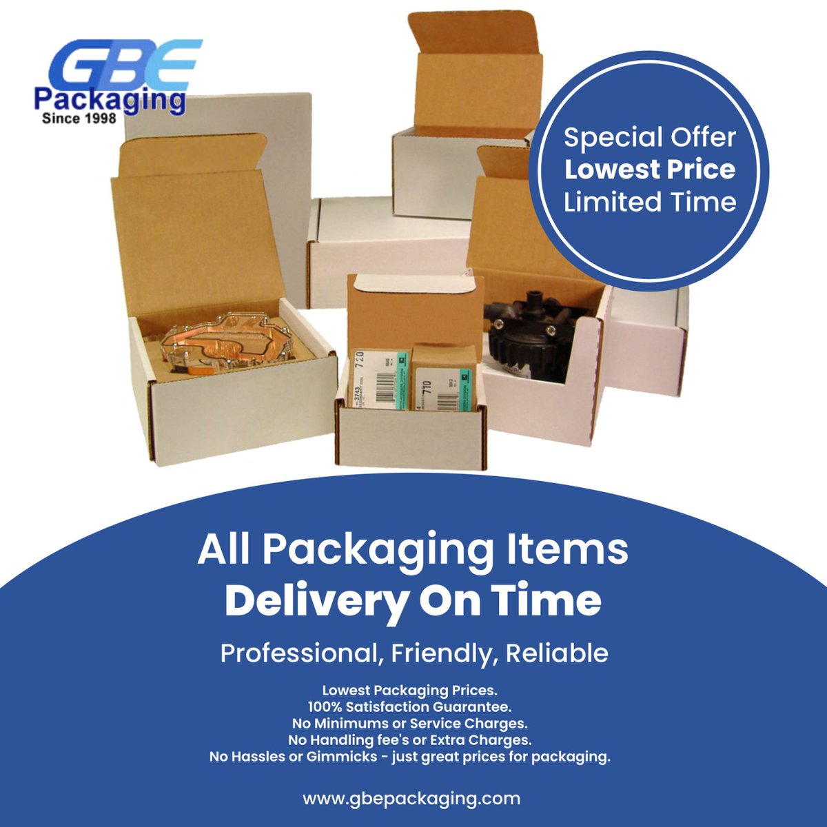Seal the deal with GBE Packaging Supplies!  Quality packaging solutions for every shipment.

Quality Since 1998 | gbepackaging.com

#packaging #economical #LowPrice #PackagingForAll #cheap #wholesale #ecommerce #PackagingInnovation #GBEPackaging #PartnersInSuccess