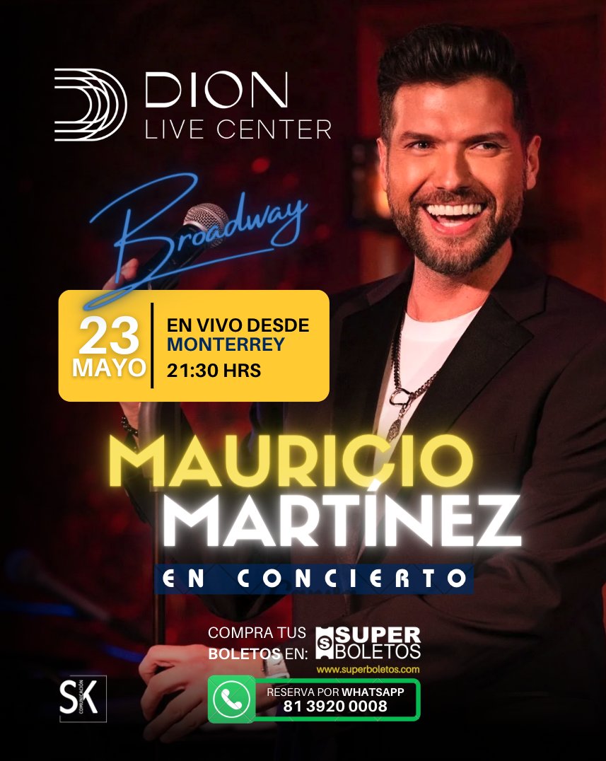 🎶🎤 No te pierdas esta oportunidad única de disfrutar de la música y la emoción del teatro musical en vivo. 🎟️ ¡Los boletos ya están a la venta en superboletos.com/landing-evento…! 🎟️ ¡Asegura tu lugar ahora y vive una experiencia inolvidable! 🌟🎟️