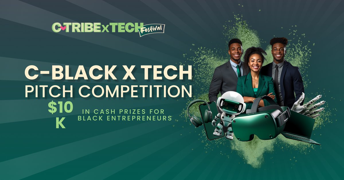 CTribexTech's tweet image. Returning for our second inaugural year is the C-Black Pitch which aims to get more financial resources, mentorship support and social connectivity to Black-led companies.  

Learn more by visiting here:  

lnkd.in/gENYp6sK