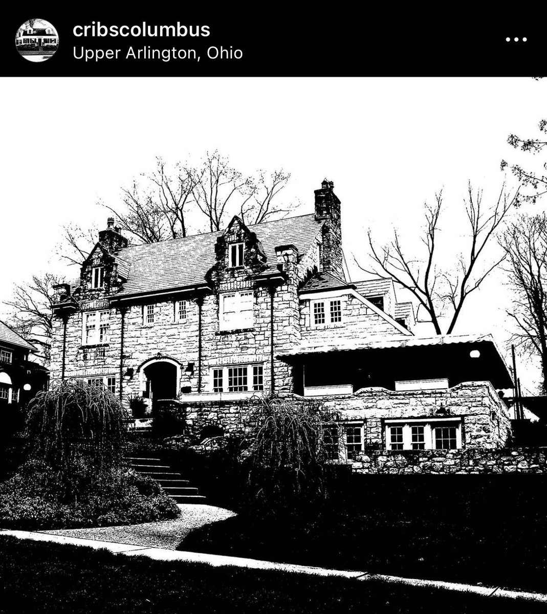 wisejohnp's tweet image. I’ve got a second Instagram account called @cribscolumbus where I post black-and-white, sketch-like edits of homes I like. 

Feel free to follow if you’re into that sort of thing.