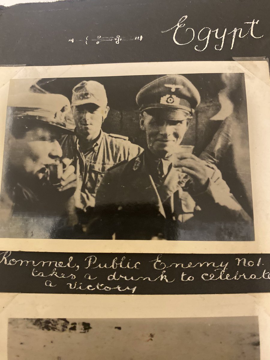 DHG1073's tweet photo. @CJMurrumbeena @Peter_Fitz I found this in a photo album my grandfather put together during his time in the Middle East in WWII. His own handwriting. The album also contains many sightseeing type photos along with military focussed ones. It’s an incredible window into his time there. https://t.co/lqjS7LDQnd