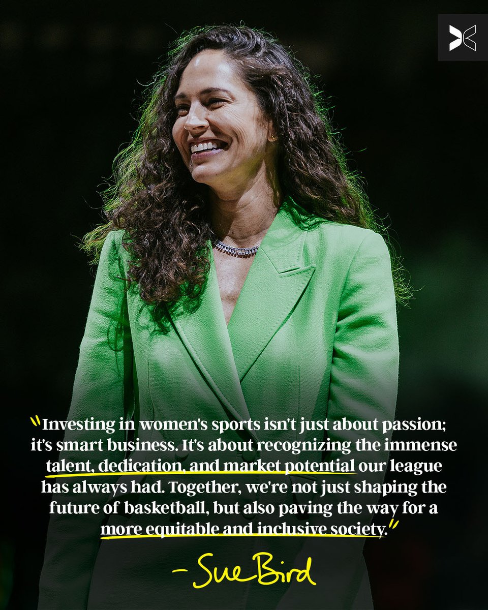 Team Leader ⏩ Team Owner ⛈ @S10Bird continues to shape the future of basketball as she joins the @seattlestorm ownership group 🏀