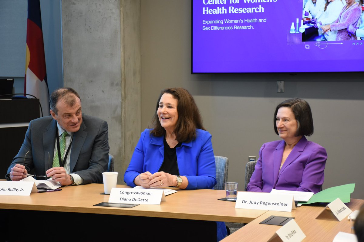 Today, I toured the Ludeman Family Center for Women’s Health Research @CUAnschutz and met with the mentors, researchers, and community leaders dedicated to advancing women’s health.

Anschutz is world-class and does vital work to improve health outcomes around the world.