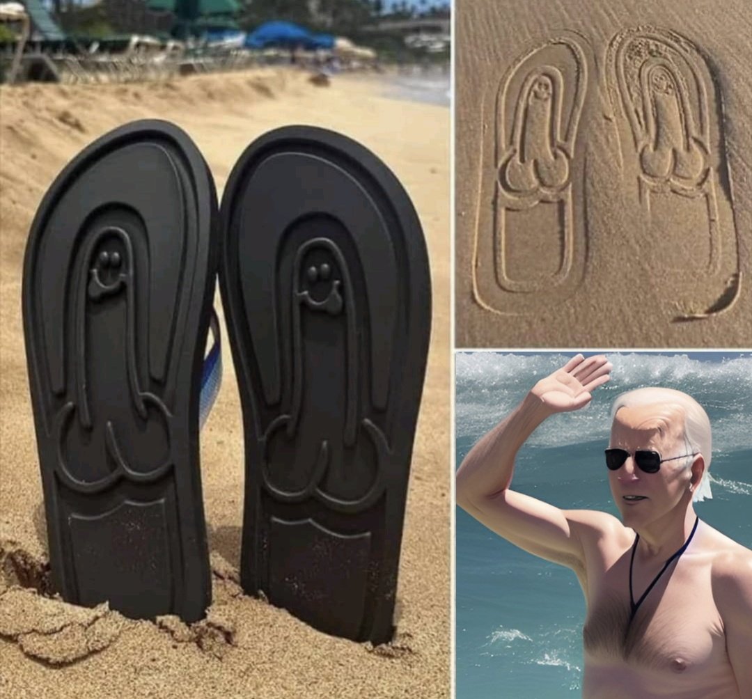 Biden's new line of beachwear 😁