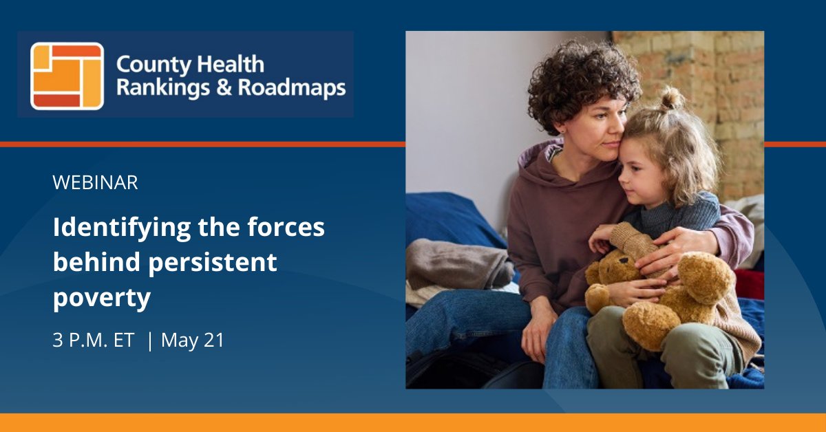 Learn how to dismantle poverty and its persistent legacy of poor health outcomes at our next webinar on May 21. Register now: bit.ly/3w7goYF