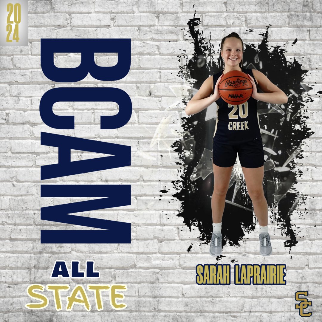 We want to congratulate our senior @laprairie_sarah on being selected to @BCAMCoaches best All State team! We are so proud of you sarah! @MichHSBball @coach_lumbo @StoneyCreek_AD @CoachKluzak