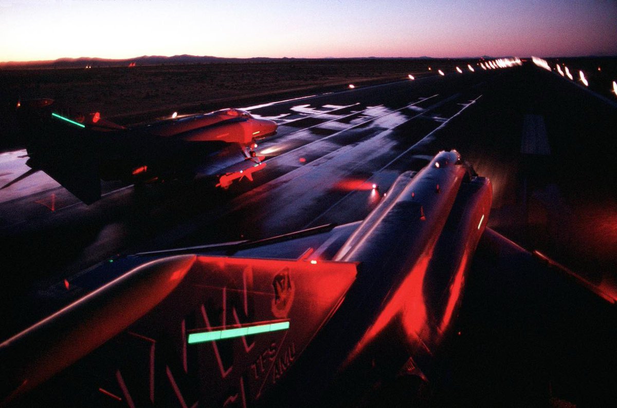 It’s #wildweaselwednesday and we take a look at a pair of F-4G’s preparing for take off in 1988. #wildweasel #f4g #phantomsphorever #usaf #aviationsafari #aviationpreservation #boneyardsafari