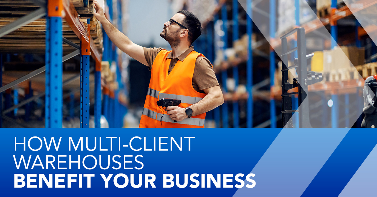 Multi-client warehouses allow businesses to expand their footprint and move inventory closer to end consumers in a cost-effective way. What other benefits does multi-client warehousing provide? Learn more here: bit.ly/3xBav6o #Penske #SupplyChain #Warehousing