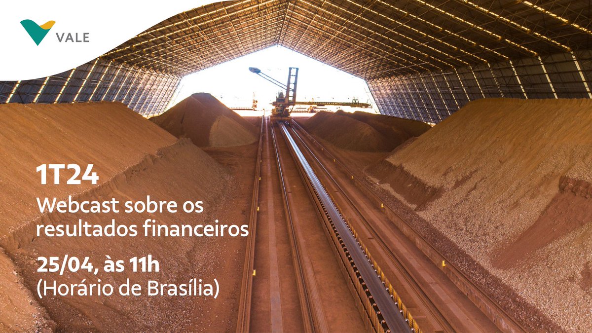 No próximo dia 25/04 será realizada uma teleconferência para a divulgação de resultados do primeiro trimestre de 2024. ​ 

Saiba mais: tinyurl.com/m3snzdum