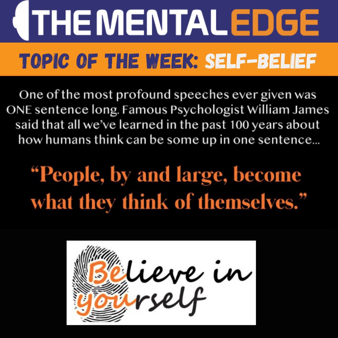 The Mental Edge Topic of the Week: SELF-BELIEF

#mindset #mentalperformance #mindsetiseverything #selfbelief #mentalperformancecoach #mindsetcoach