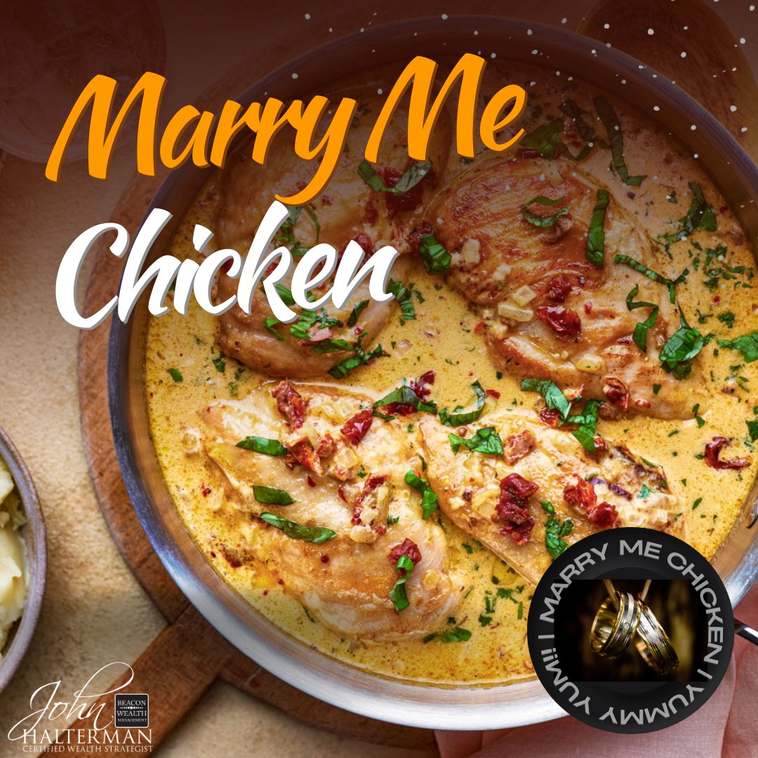 🍗 Indulge in a flavorful 💍 Marry Me Chicken dish featuring tender chicken in a creamy sauce with sun-dried tomatoes and herbs, perfect for a romantic dinner or impressing loved ones.✨🍽️ Full recipe: ow.ly/BtHR50RkScu #MarryMeChicken #LoveAtFirstBite #RecipeWednesday