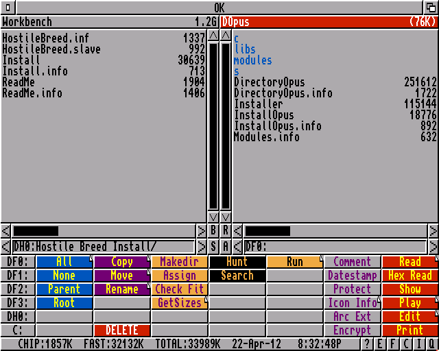 KickstartAmiga's tweet photo. Dopus is still the best Amiga file manager in the world What do you think about it? #Dopus #CommodoreAmiga #a500 #directoryopus! https://t.co/LmyKmKVupH