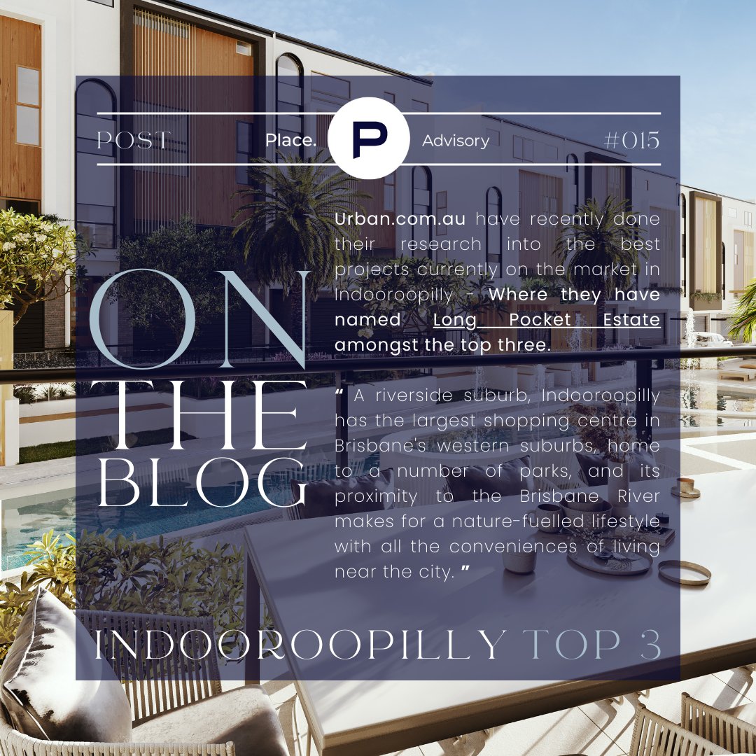 PlaceProjects's tweet image. | On The Blog - Place Advisory

" Long Pocket Estate Amongst Indooroopilly's Top Developments for 2024 "

Find out more about Long Pocket Estate 🔗 ow.ly/JO2v50RmOKA

Read more from Urban 🔗 ow.ly/plwv50RmOK5