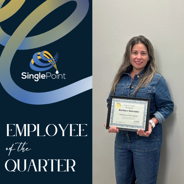 Congratulations to our Employee of the Quarter, Barbara! 🤩🌟🥳

#SinglePointLogistics #Logistics #SupllyChain #EmployeeOfTheQuarter #Trucking #Trucker #TruckDriver #TruckingIndustry #Employee #EmployeeRecognition