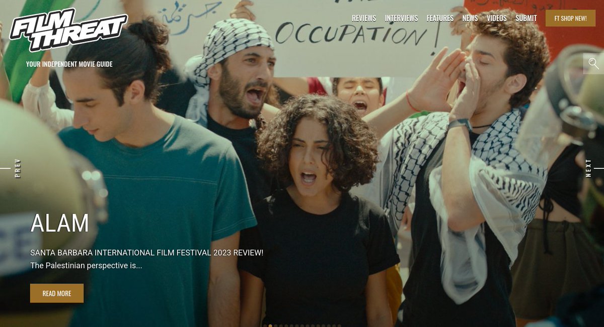 '…decides to join a mission…to raise the Palestinian flag on Israel’s Independence Day…' Jason Delgado on the @SBIFF drama Alam. filmthreat.com/reviews/alam/ #SBIFF #FilmThreatSBIFF #SBIFF2024