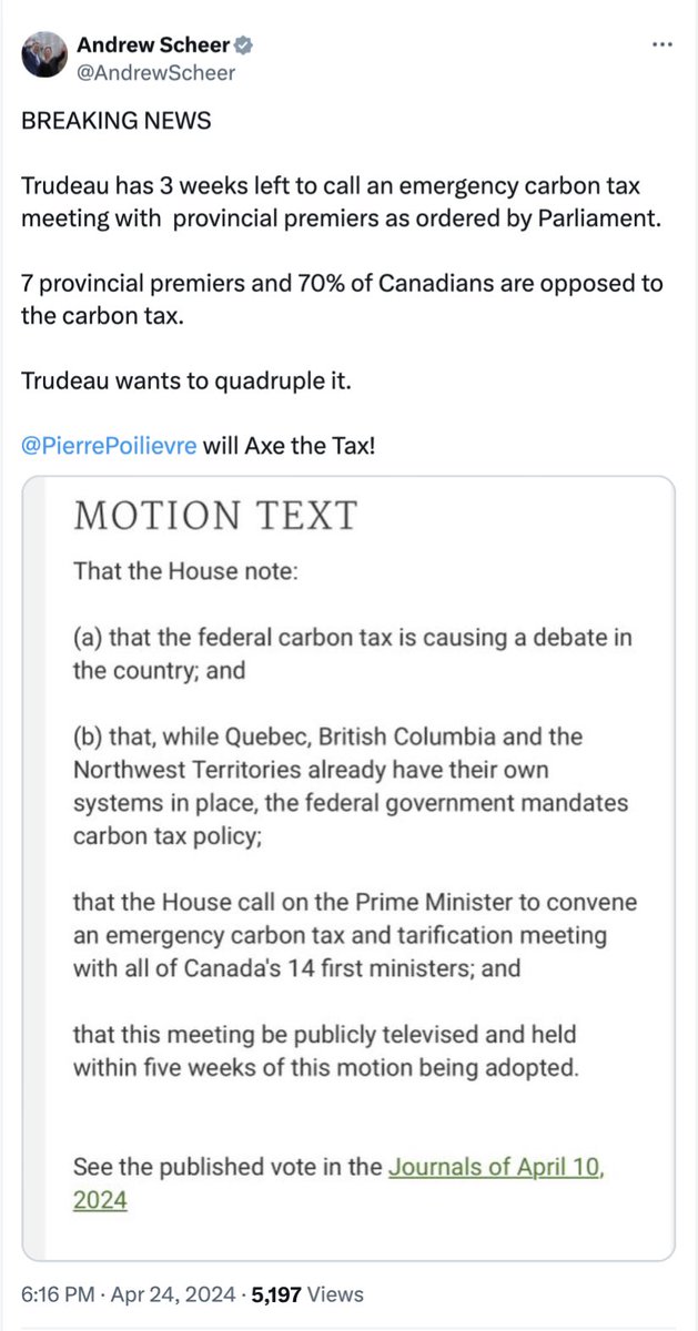 Scheer knows this was a non-binding motion so the government is not obligated to do anything, let alone engage with “debate me!” bros.