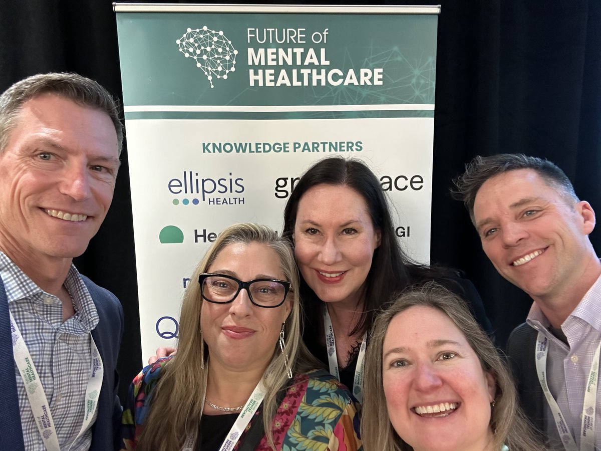 Our Co-Founder and Chief Growth Officer @susansolinsky, Senior Vice President of Strategic Accounts @bill_lansinger, and Senior Vice President of Clinical Operations Michelle Hoy are thrilled to be connecting with so many leaders in mental healthcare. Today’s discussions on…