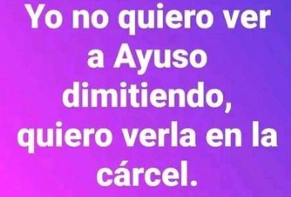 @MA_GarciaMartin Sois tan cutres, que ponéis el mismo tuit los corruptos. No dais para más.
#AyusoCorrupta