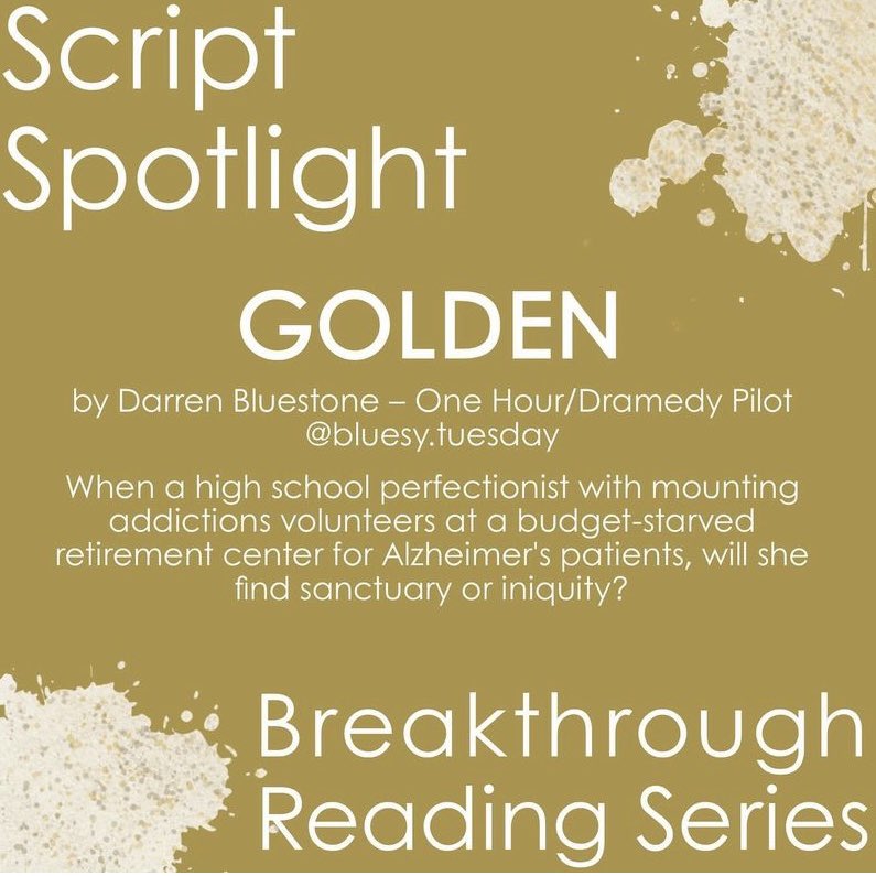 🎭The final script of the evening is GOLDEN. 

Los Angeles actors, come thru tonight to get some cold reading practice breaking in some brand new scripts! 

See you at The Broadwater tonight 😎

#writingcommunity #actors #Hollywood #acting #theatre #LAtheatre