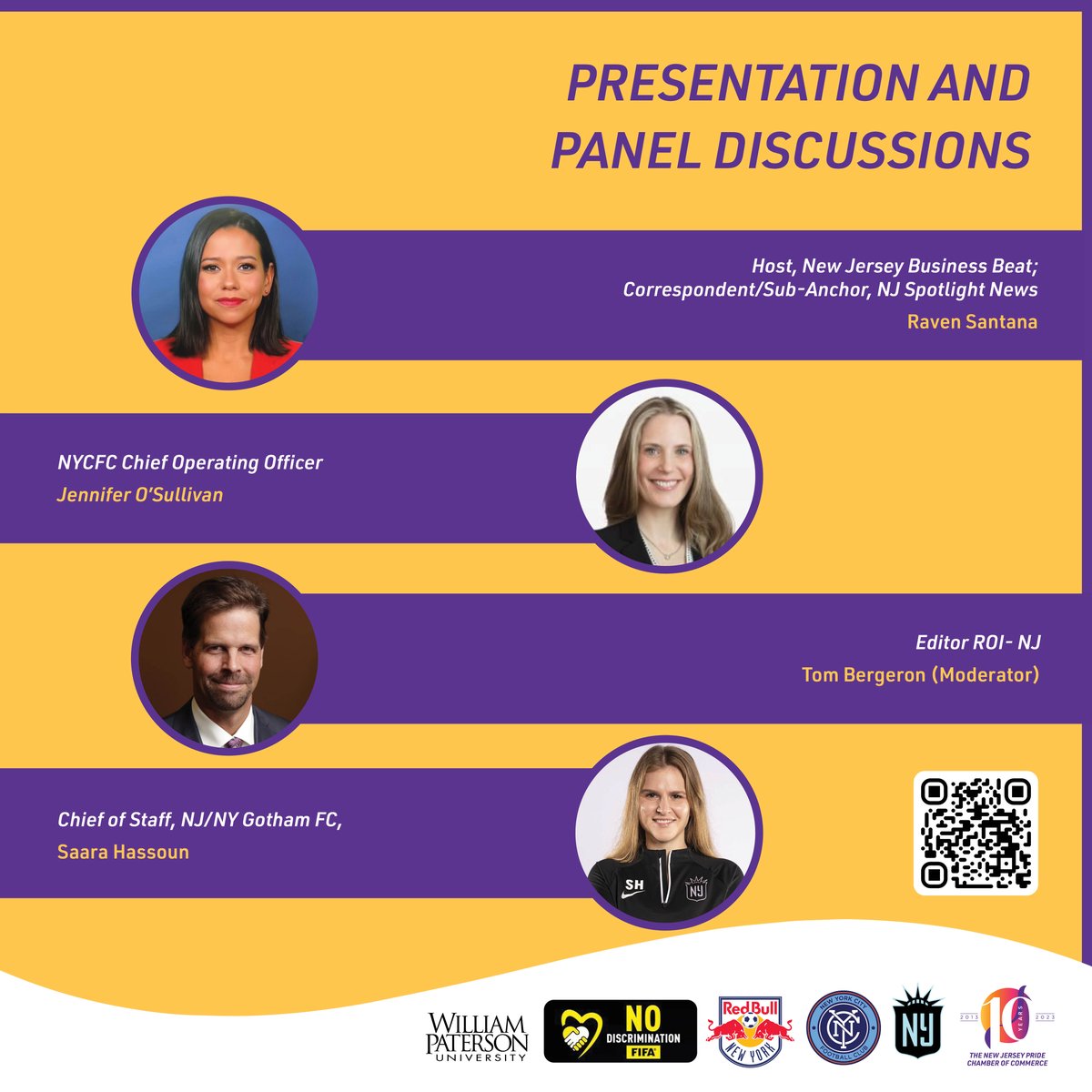 We're so excited to see and hear from all of our amazing, reputable panelists this Saturday at the Diversity and Anti-Discrimination in Sports (A FIFA®CASE STUDY)! Thanks to their participation, we will all have the opportunity to learn from their impactful work and work!