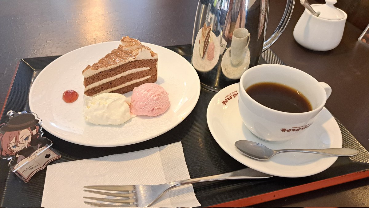 muster_chiroru's tweet photo. お稽古前にカフェタイム☕✧
珈琲凄く美味しかったです💓 https://t.co/Tz3WNUxzSs