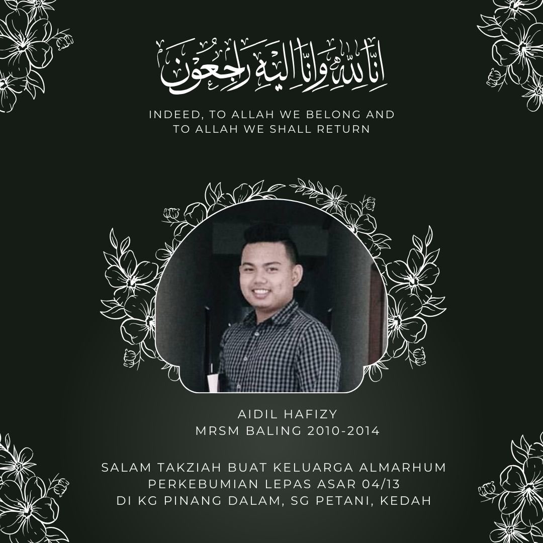 hhaziqhisyam's tweet photo. Innalillahiwainnailaihirajiun, semoga arwah Aidil ditempatkan di kalangan orang beriman. Insyaallah Aamin. https://t.co/5plSxHLh39