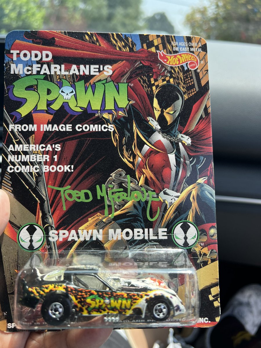Got my Spawn Mobile with @Todd_McFarlane sig. @OddKeyNFT