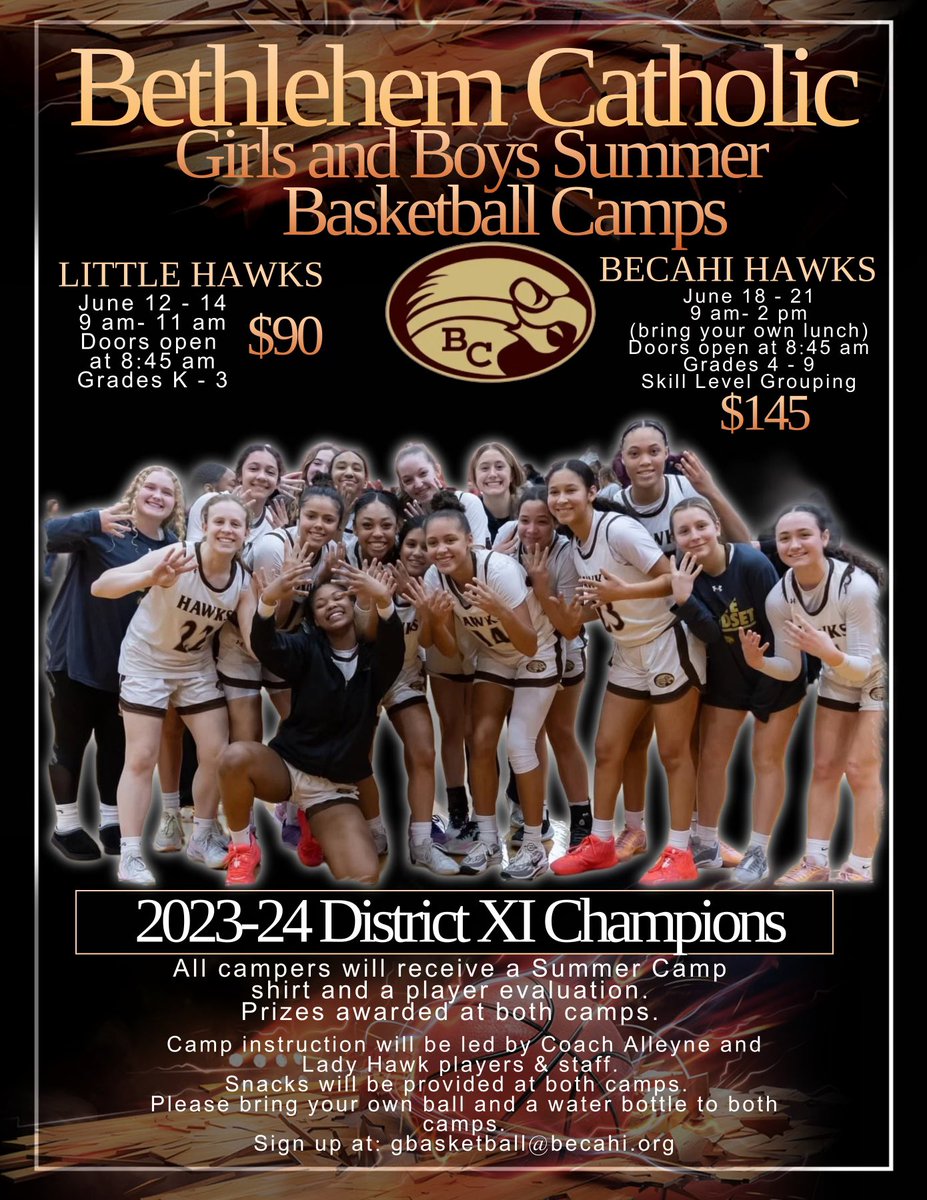 Take pride in getting better and attack your development with passion at our summer camps! Skill work is our expertise. Training will be specific to your needs and broken down into small groups. This means MORE REPS and less time waiting! Sign up @ Gbasketball@becahi.org