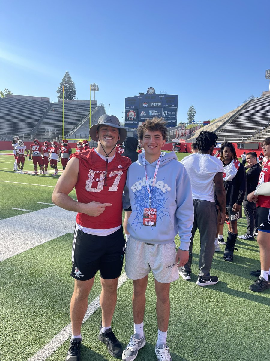 Tyler Franklin 2026 QB (@tylerfranklin_) on Twitter photo Had a great time at Fresno State spring practice today! Thank you <a href="/CoachMarkarian/">Patrick Markarian</a> <a href="/jakerasmussen_/">Jake Rasmussen</a> <a href="/MasonBehiel/">Mason Behiel</a> <a href="/lj_early/">L.J. Early</a> <a href="/BullardFootball/">Bullard Football</a> <a href="/DogWiredDudes/">Fresno State FB Recruiting</a> <a href="/BarkBoard/">BarkBoard.com</a> <a href="/LouisMFranklin/">coachFRANKLIN🏴☠️</a> <a href="/BrandonHuffman/">Brandon Huffman</a> <a href="/JacksonMoore247/">Jackson Moore</a> Had a great time at Fresno State spring practice today! Thank you <a href="/CoachMarkarian/">Patrick Markarian</a> <a href="/jakerasmussen_/">Jake Rasmussen</a> <a href="/MasonBehiel/">Mason Behiel</a> <a href="/lj_early/">L.J. Early</a> <a href="/BullardFootball/">Bullard Football</a> <a href="/DogWiredDudes/">Fresno State FB Recruiting</a> <a href="/BarkBoard/">BarkBoard.com</a> <a href="/LouisMFranklin/">coachFRANKLIN🏴☠️</a> <a href="/BrandonHuffman/">Brandon Huffman</a> <a href="/JacksonMoore247/">Jackson Moore</a>