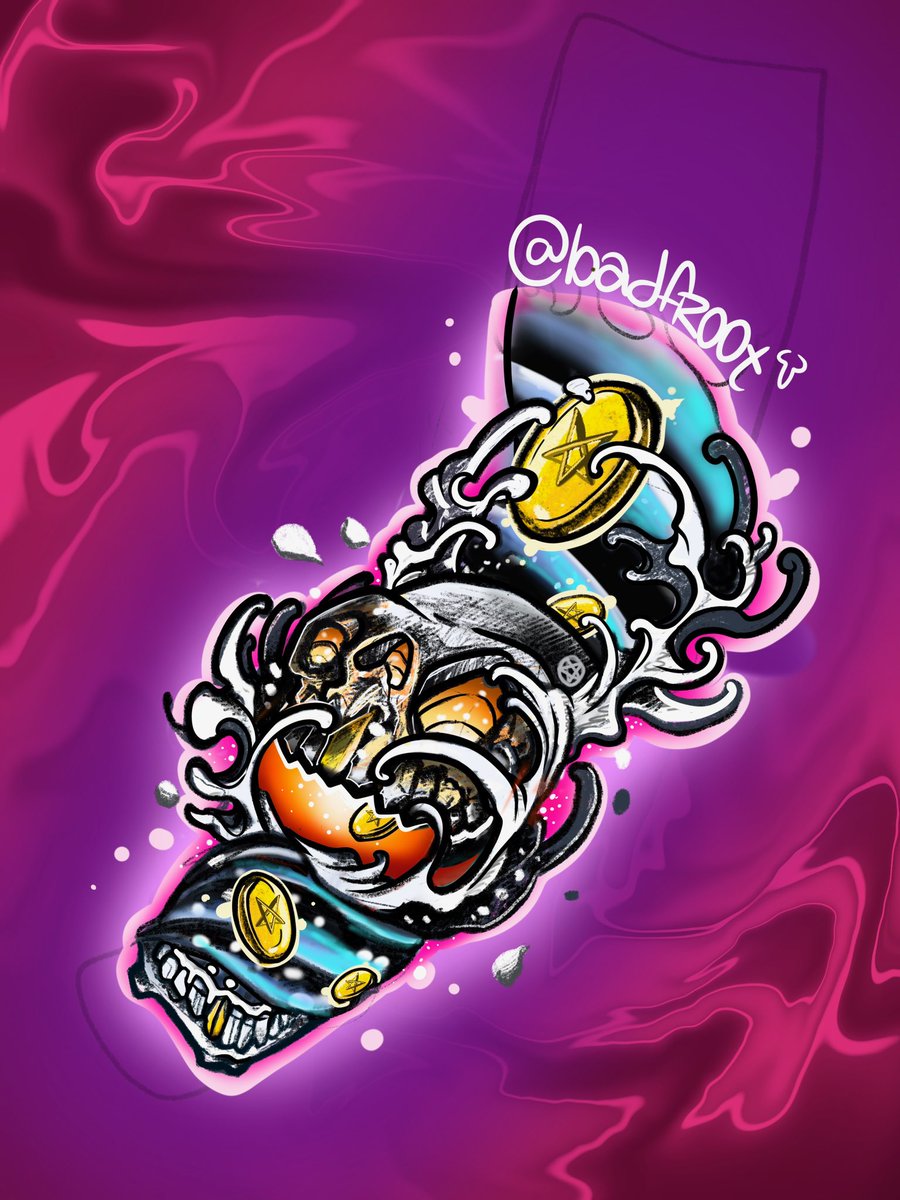 Will tattoo for free if u hold a SkullKid hehe 😋