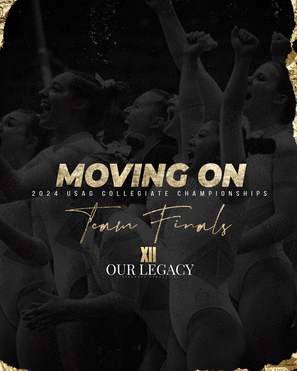 WE’RE MOVING ON! 

After posting the semifinal high score of 195.7, we’re headed to team finals tomorrow🔥 #OurLegacy